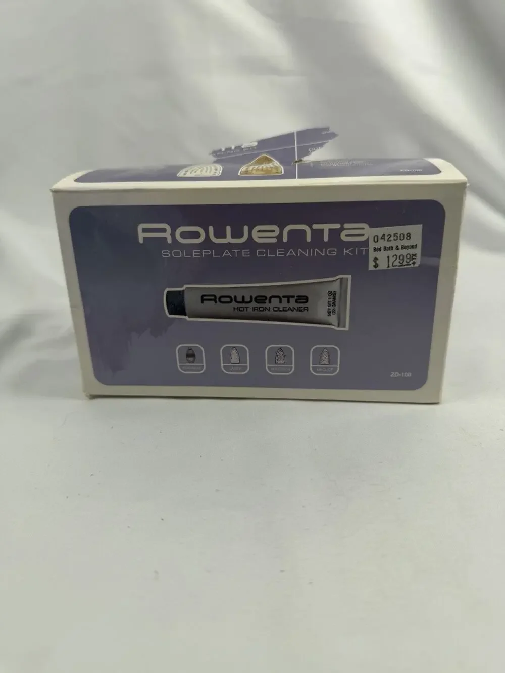 Rowenta Soleplate Cleaning Kit Hot Iron Cleaner NEW in Box